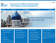 Tablet Screenshot of ctbrownfields.gov